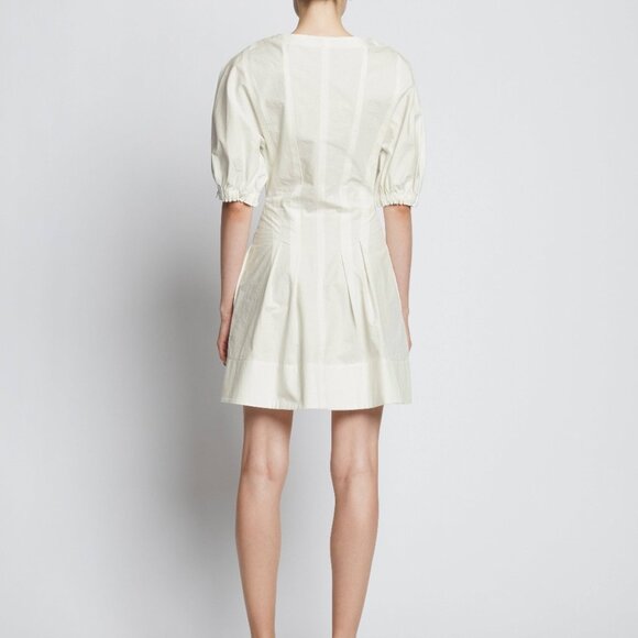 Proenza Schouler White Label Cotton Linen Mini Dress - Picture 4 of 10